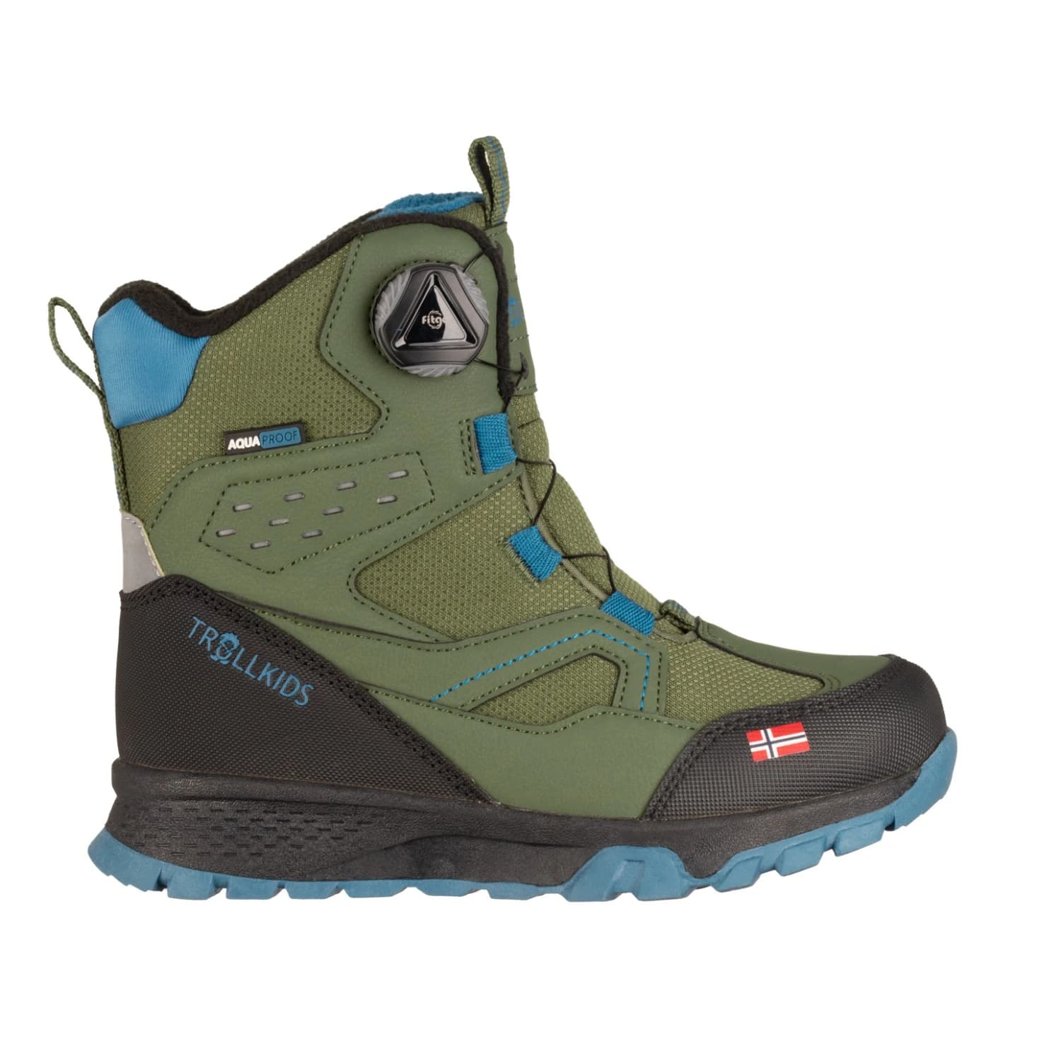 Детски зимни ботуши Trollkids Kid's Kirkenes Winter Boots - Pine Green / Dark Marine