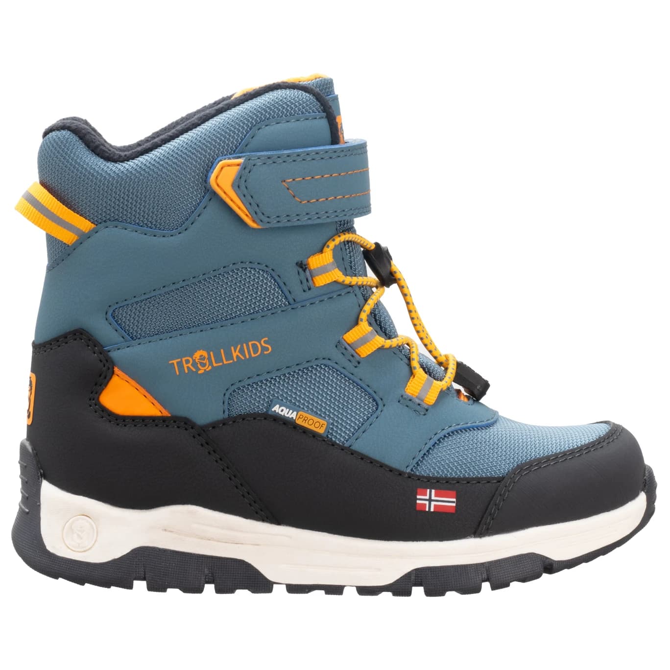 Детски зимни ботуши Trollkids Kid's Lofoten Winter Boots Pro Winter boots - Steel Blue / Mango