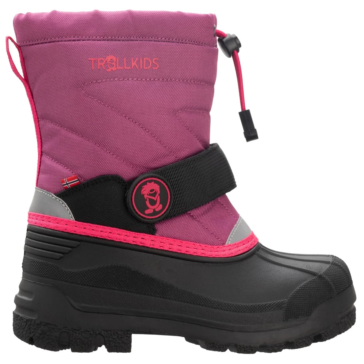 Детски зимни ботуши Trollkids Kid's Telemark Winter Boots Pro Winter boots - Plum / Magenta