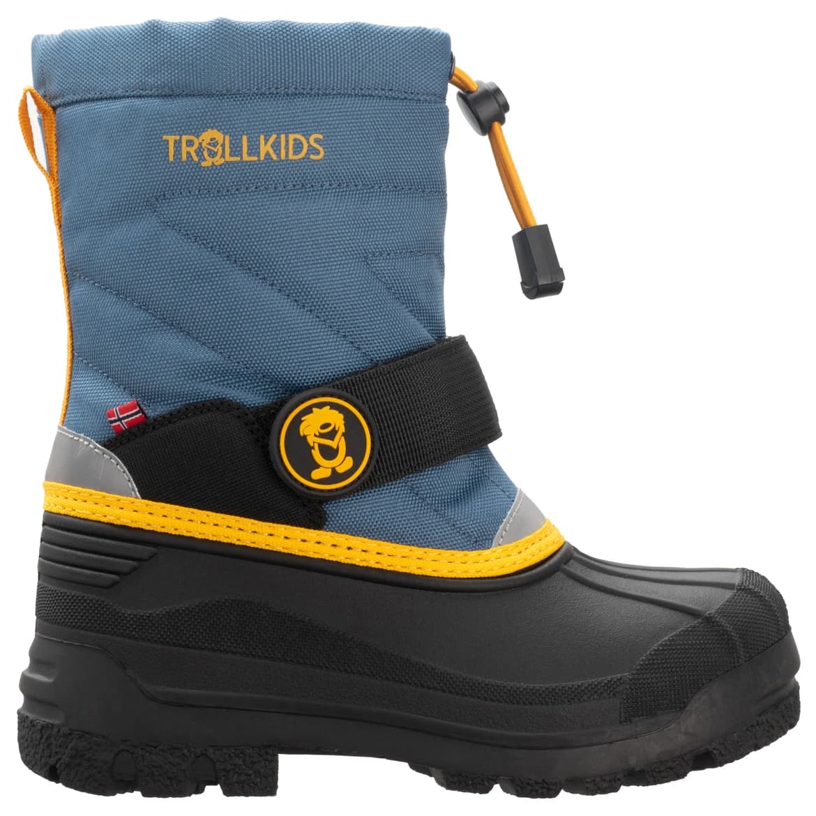 Детски зимни ботуши Trollkids Kid's Telemark Winter Boots Pro Winter boots - Steel Blue / Mango
