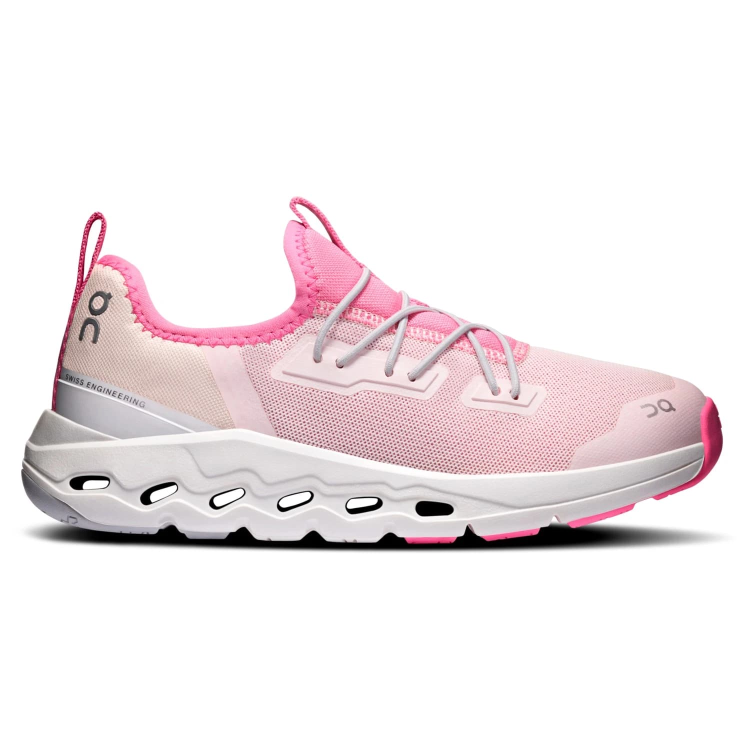 Детски маратонки On Kid's Cloudleap Sneakers - Salt / Bubblegum