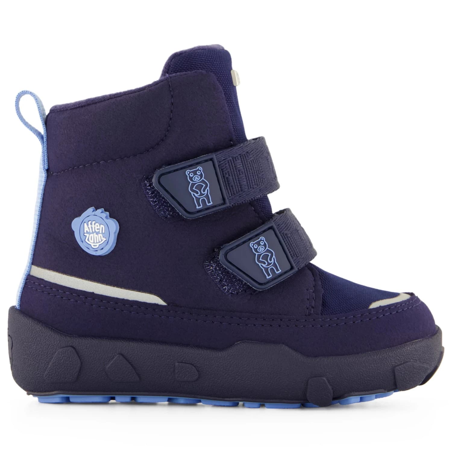 Детски зимни ботуши Affenzahn Kid's Mid Boot Chamude Comfy Winter boots - Bear / Dark Blue