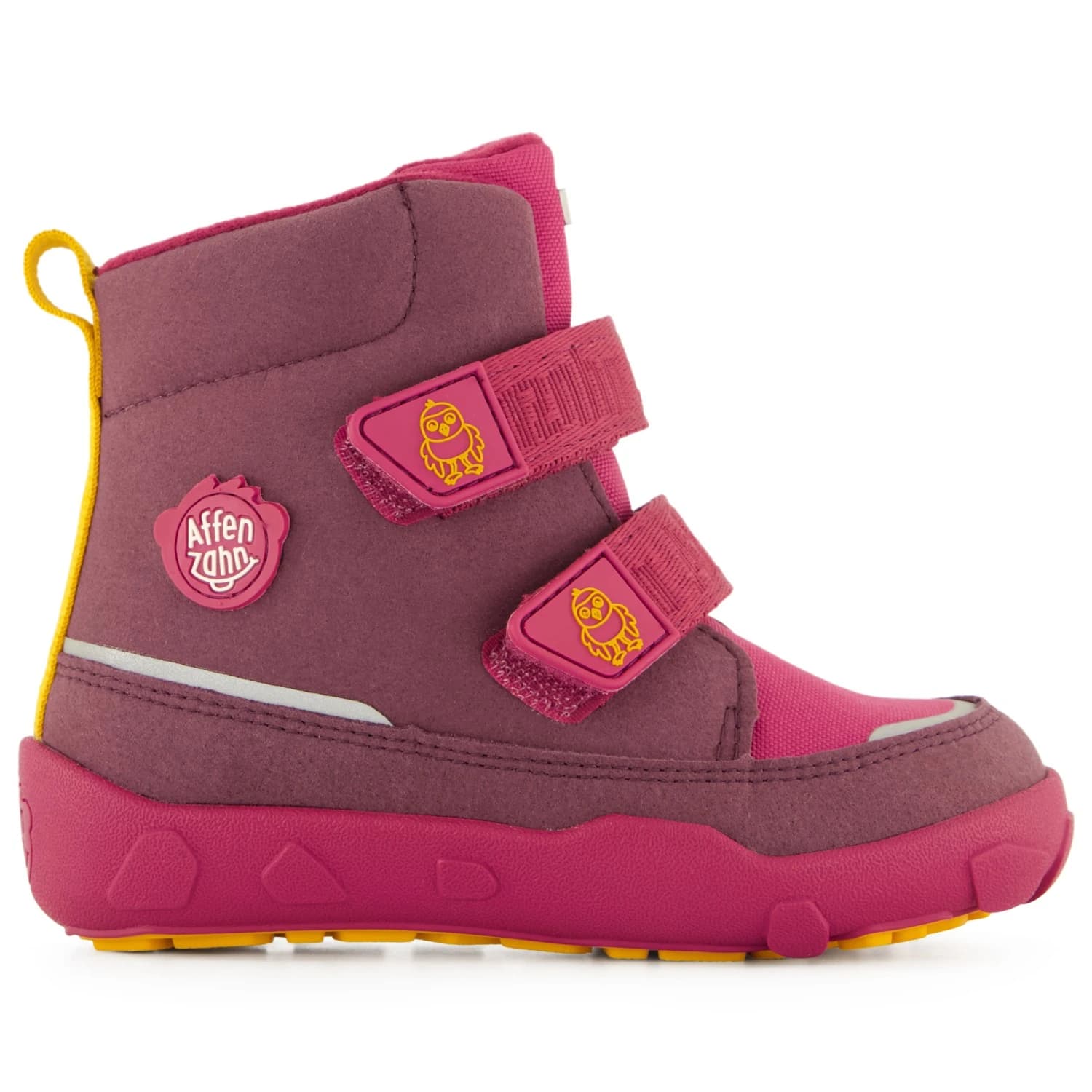Детски зимни ботуши Affenzahn Kid's Mid Boot Chamude Comfy Winter boots - Bird / Berry