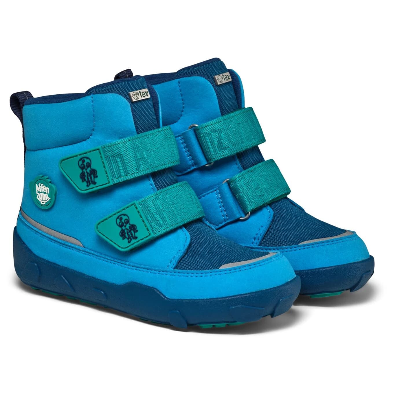 Детски зимни ботуши Affenzahn Kid's Mid Boot Chamude Comfy Winter boots - Octopus / Petrol