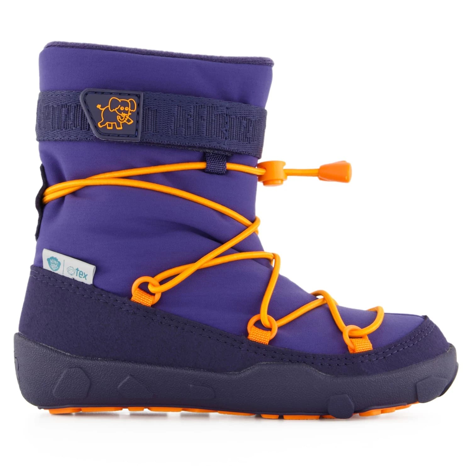 Детски зимни ботуши Affenzahn Kid's Snow Boot Vegan Snowy Winter boots - Elephant / Blue