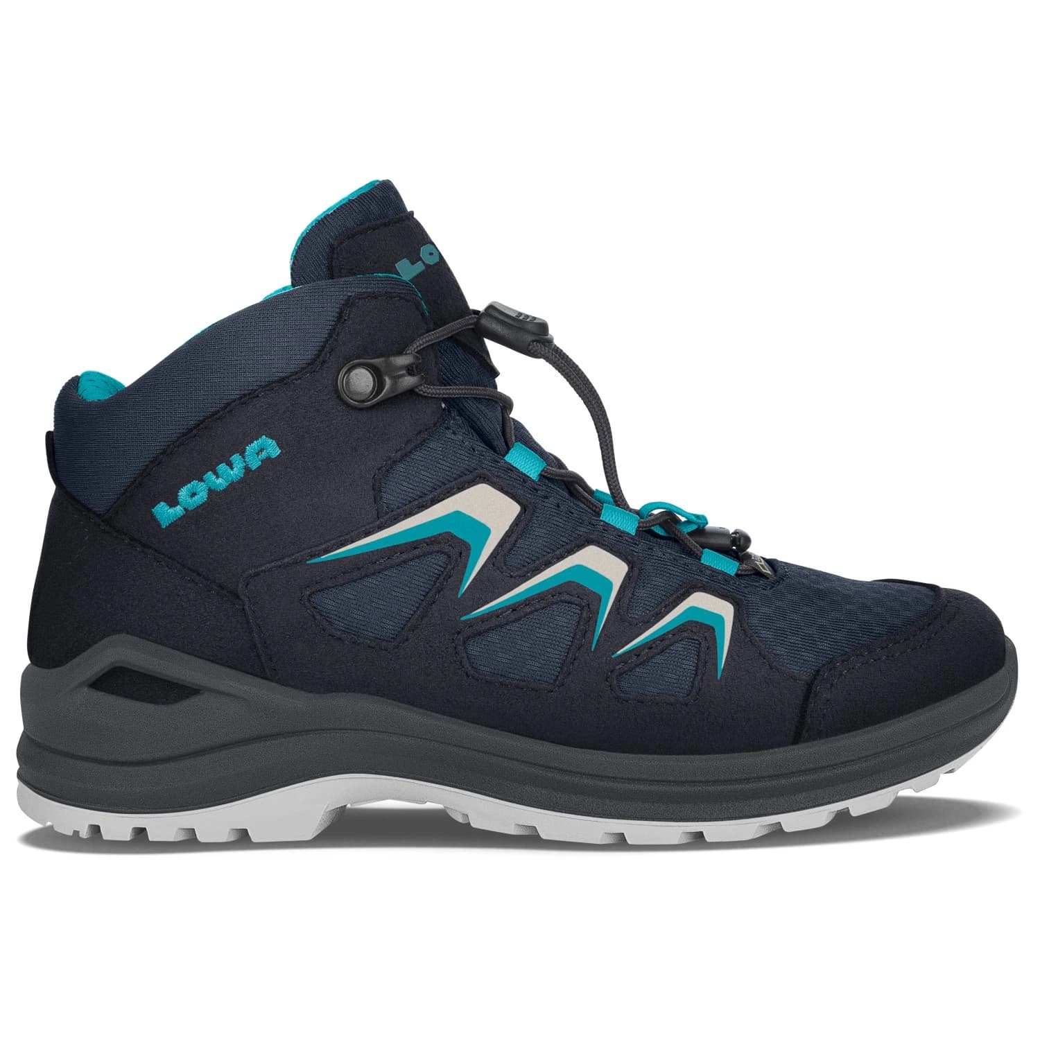 Детски туристически обувки Lowa Kid's Innox Evo GTX QC Junior Walking boots - Navy / Turquoise
