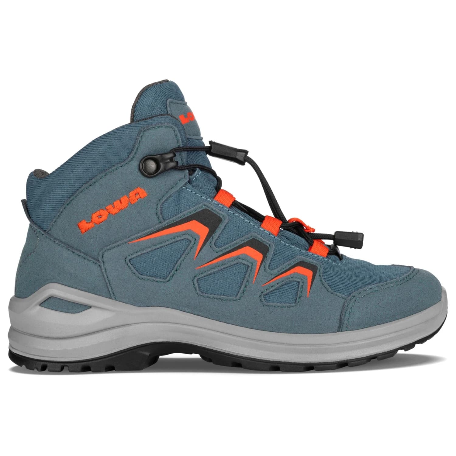 Детски туристически обувки Lowa Kid's Innox Evo GTX QC Junior Walking boots - Dark Petrol / Flame
