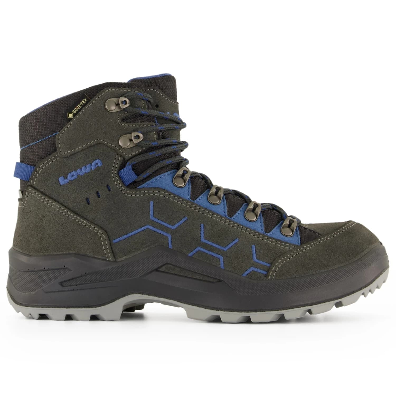 Детски туристически обувки Lowa Kid's Kody Evo GTX Mid Junior Walking boots - Anthracite / Blue