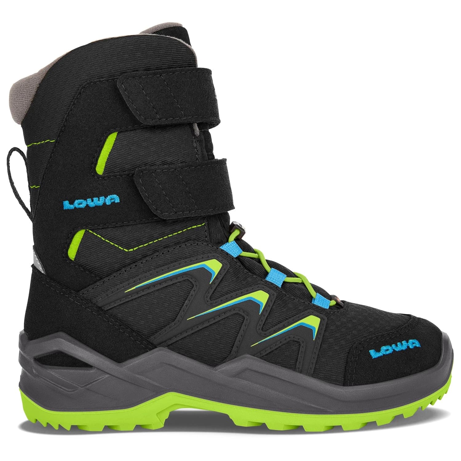 Детски зимни ботуши Lowa Kid's Maddox Warm GTX Hi Junior Winter boots - Black / Lime