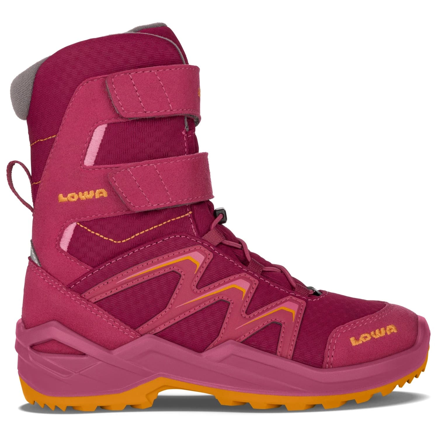Детски зимни ботуши Lowa Kid's Maddox Warm GTX Hi Junior Winter boots - Berry / Apricot