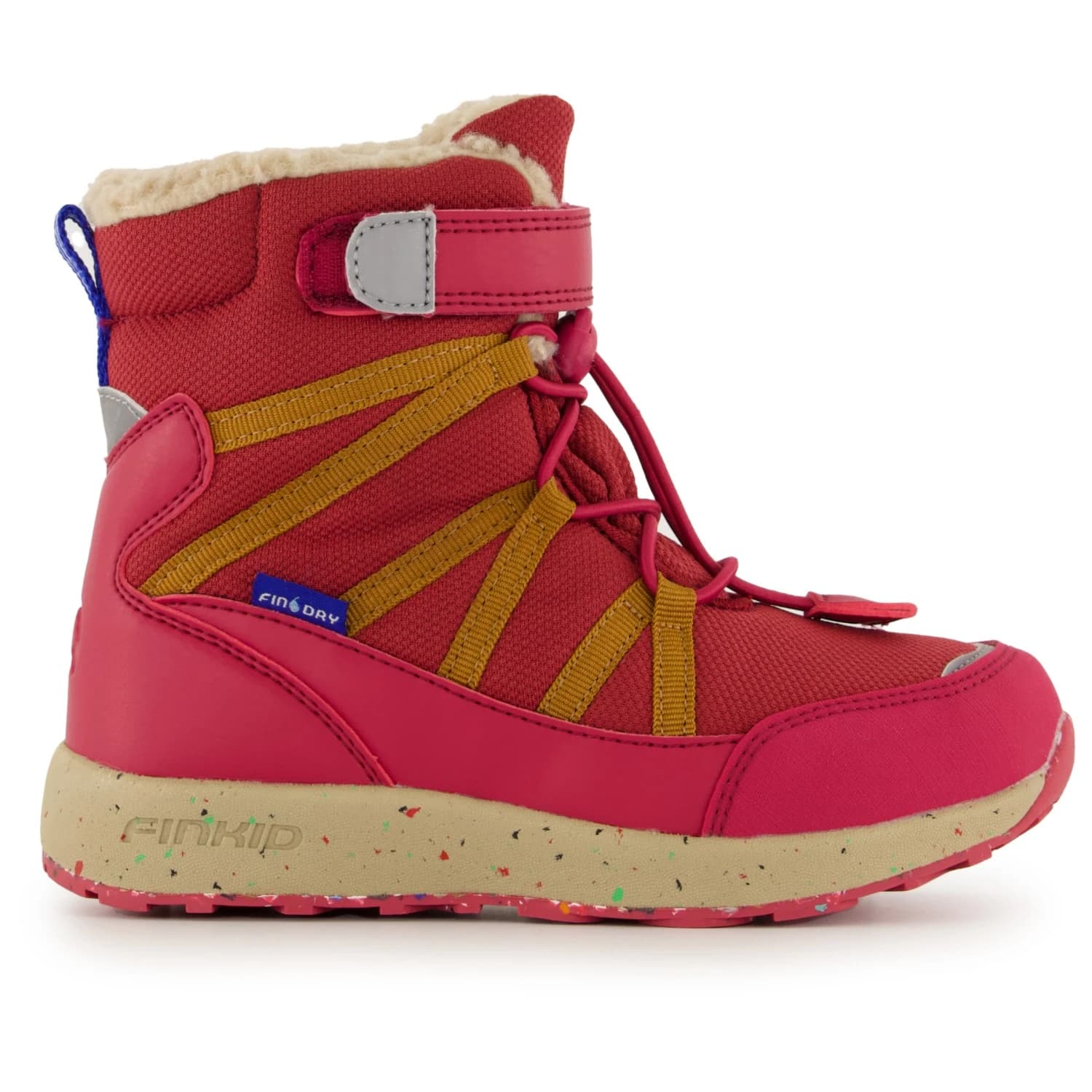 Детски зимни ботуши Finkid Kid's Kari Winter boots - Cranberry / Berry
