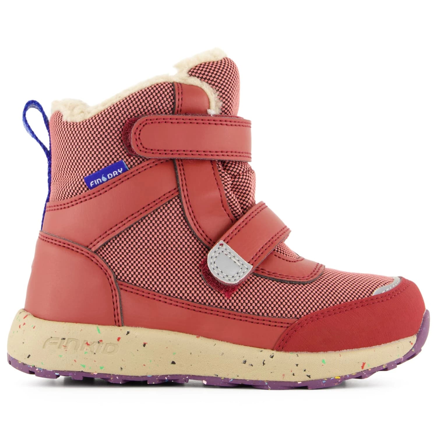 Детски зимни ботуши Finkid Kid's Lappi Eko Winter boots - Cedar / Cranberry