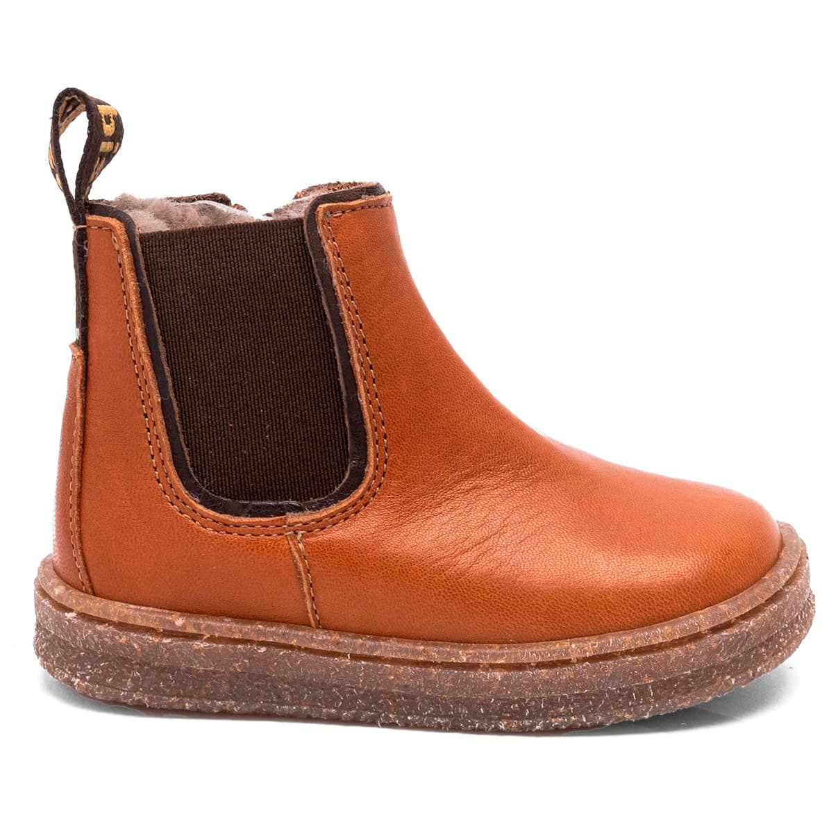 Детски зимни ботуши Bisgaard Kid's Phillip Lamb Winter boots - Cognac