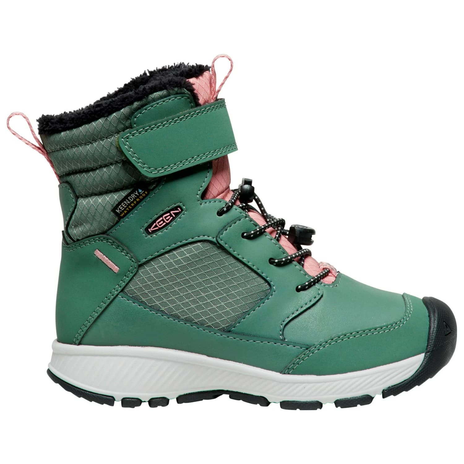 Детски зимни ботуши Keen Kid's Skua Winter WP Winter boots - Dark Forest / Rose Elegance