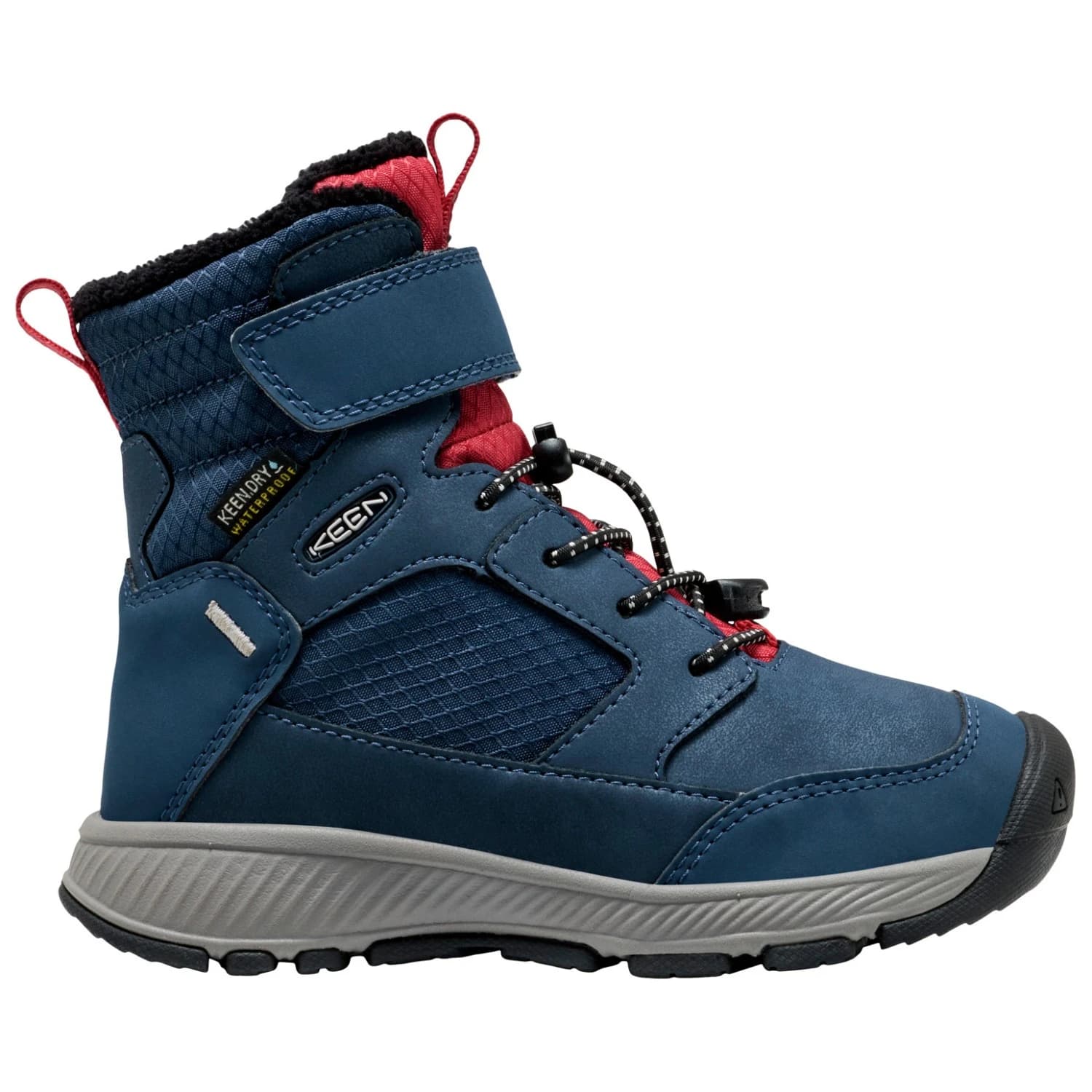 Детски зимни ботуши Keen Kid's Skua Winter WP Winter boots - Naval Academy / Garnet