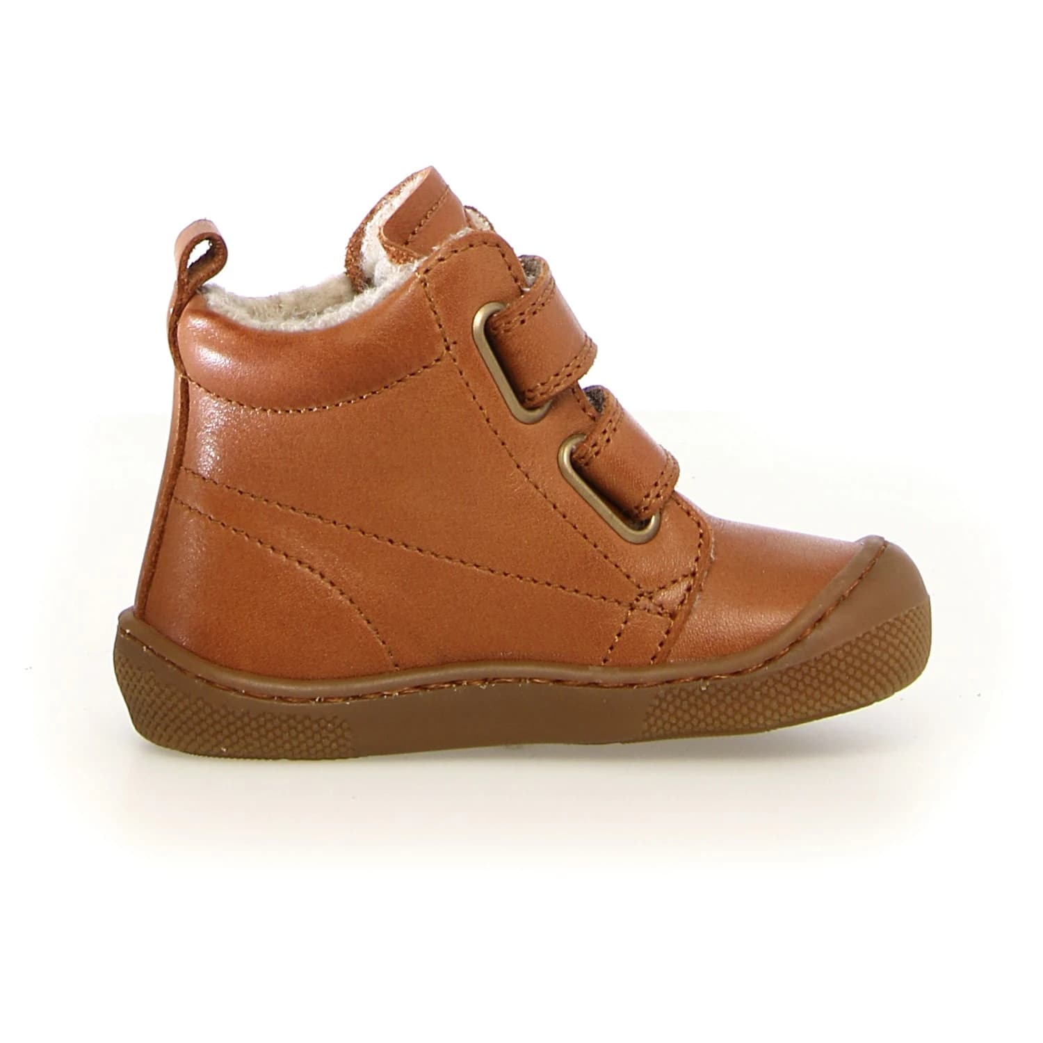 Детски зимни ботуши Naturino Kid's Wigghi VL Nappa Spazz. Lined Winter boots - Cognac
