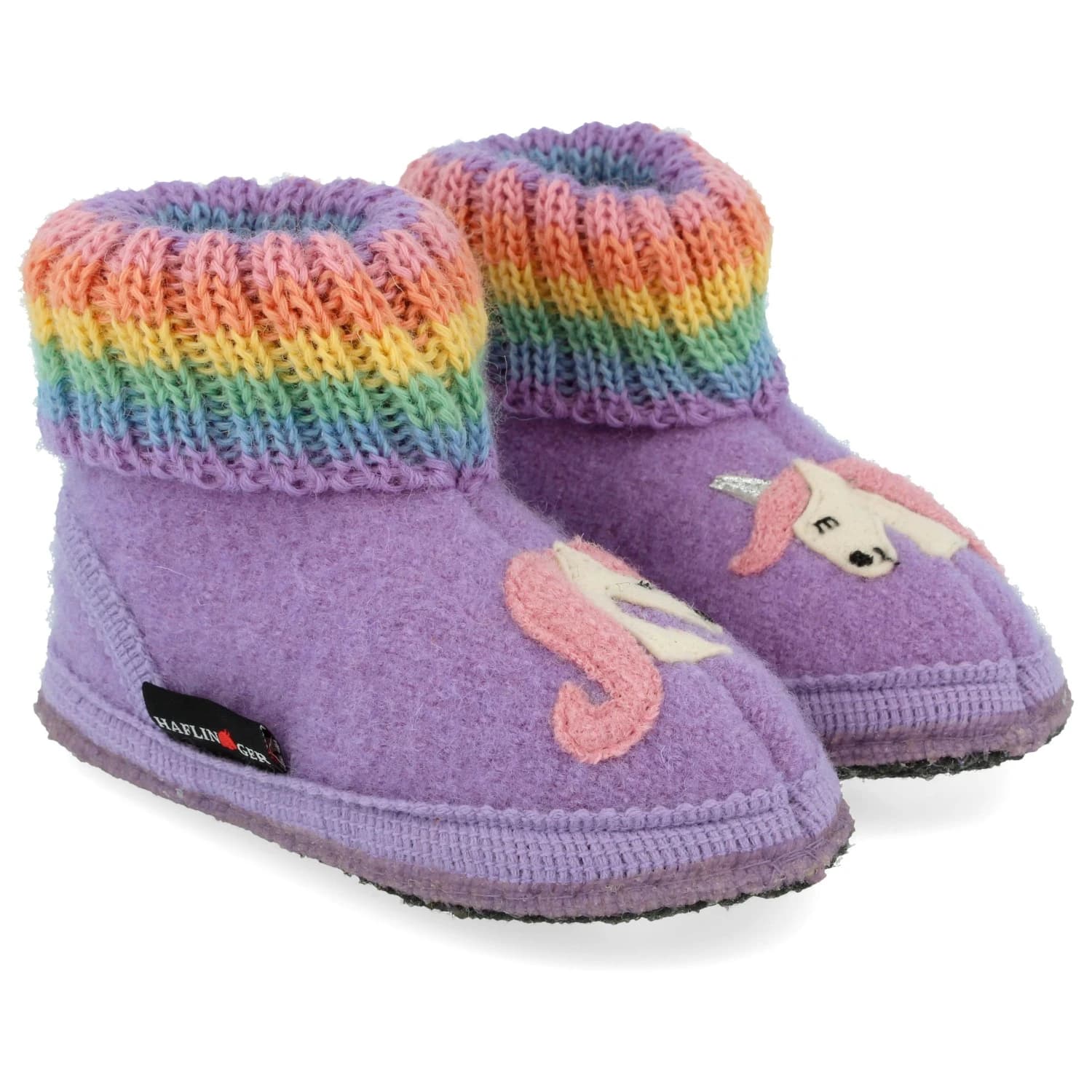 Детски пантофи Haflinger Kid's Fairy Tale Slippers - Orchid