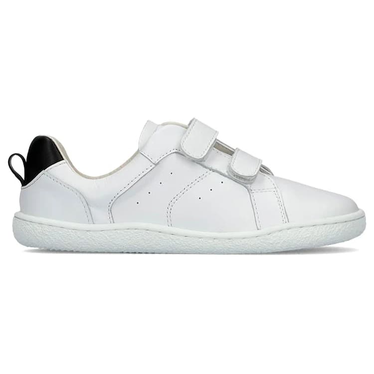 Детски обувки barefoot Groundies Kid's Universe Barefoot shoes - White / Black