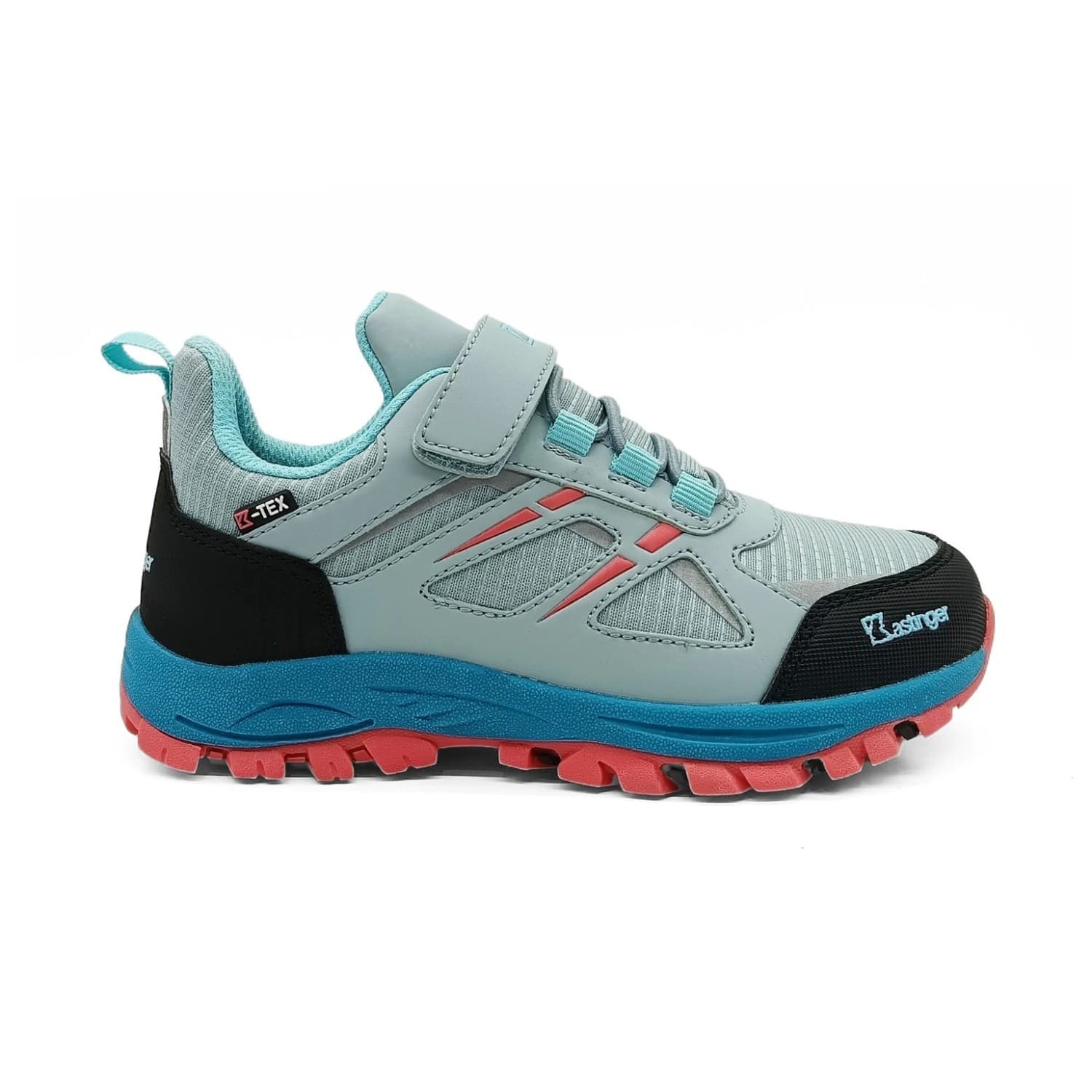 Детски мултиспорт обувки Kastinger Kid's Grabner Low EVA KTX Walking boots - Stone Green / Daisy Pink