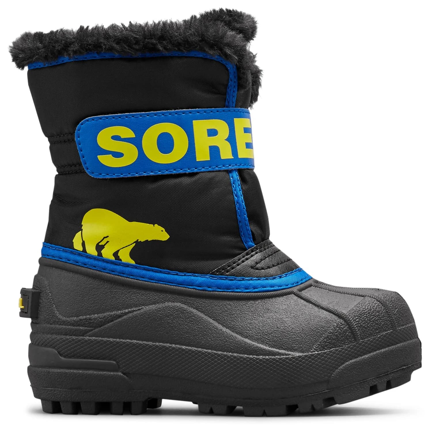 Детски зимни ботуши Sorel Kid's Snow Commander Winter boots - Black / Super Blue