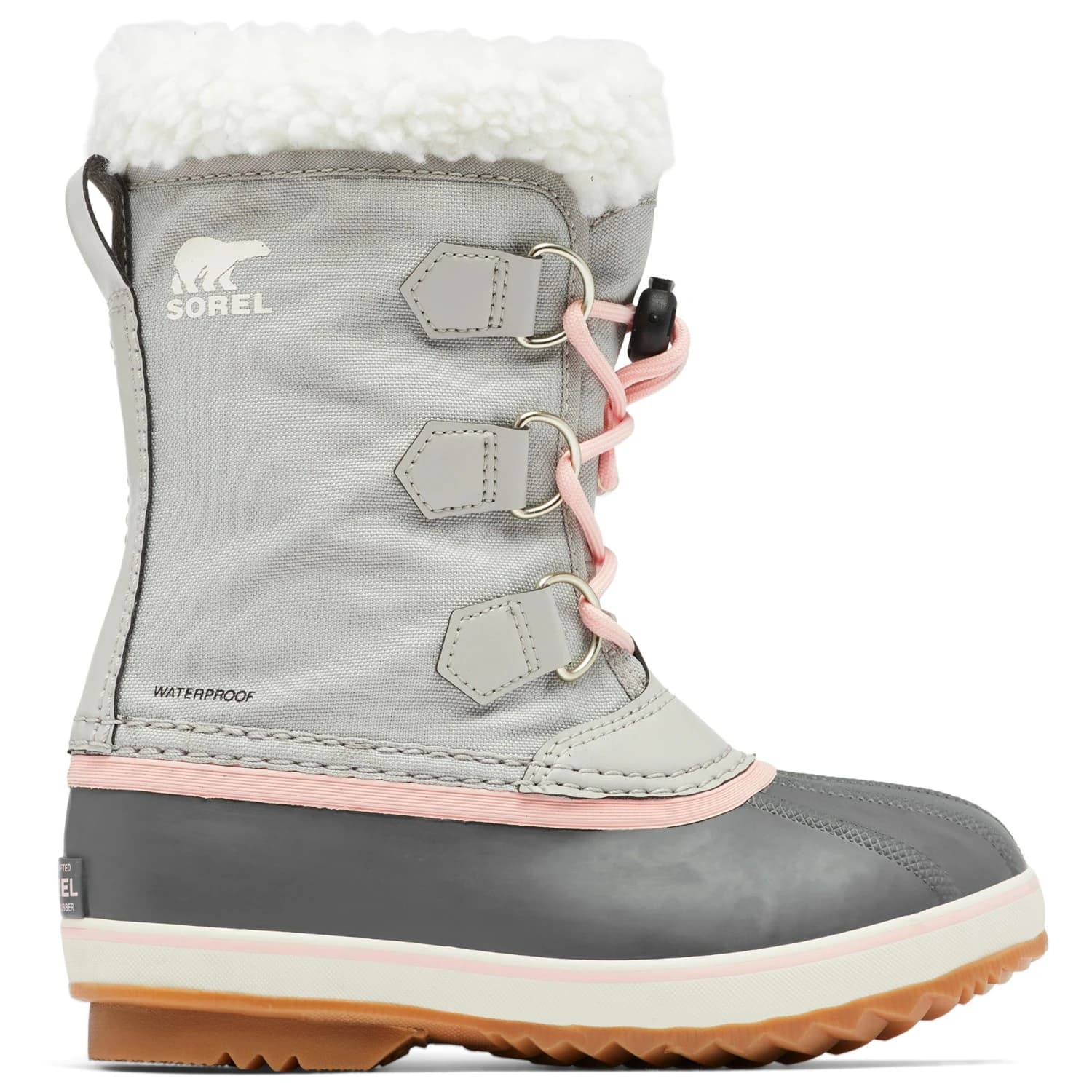 Детски зимни ботуши Sorel Kid's Yoot Pac Nylon Waterproof Winter boots - Dove / Gum 2