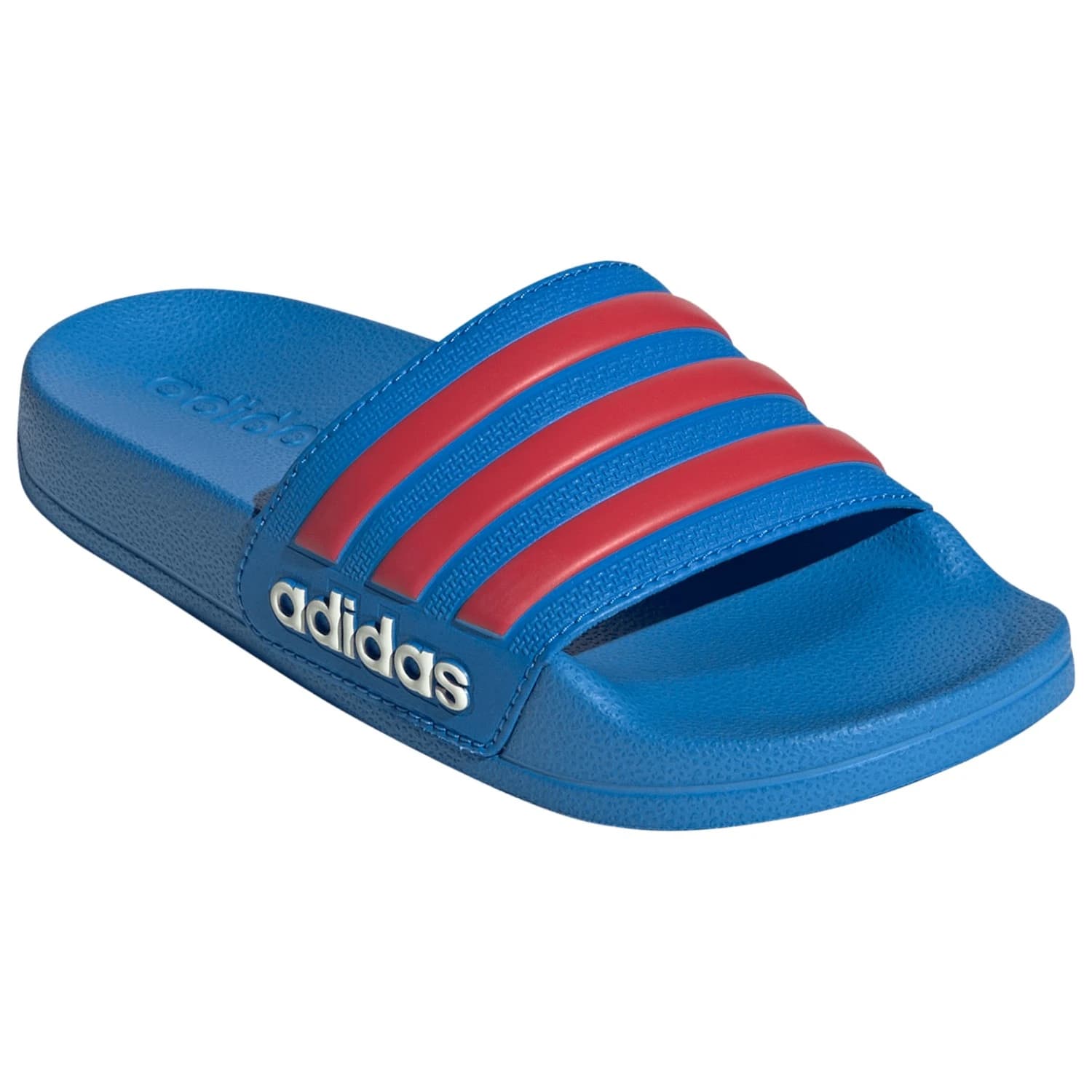 Детски сандали Adidas Kid's Adilette Shower Sandals - Lucid Ray Blue / Semi Lucid Red / Off White