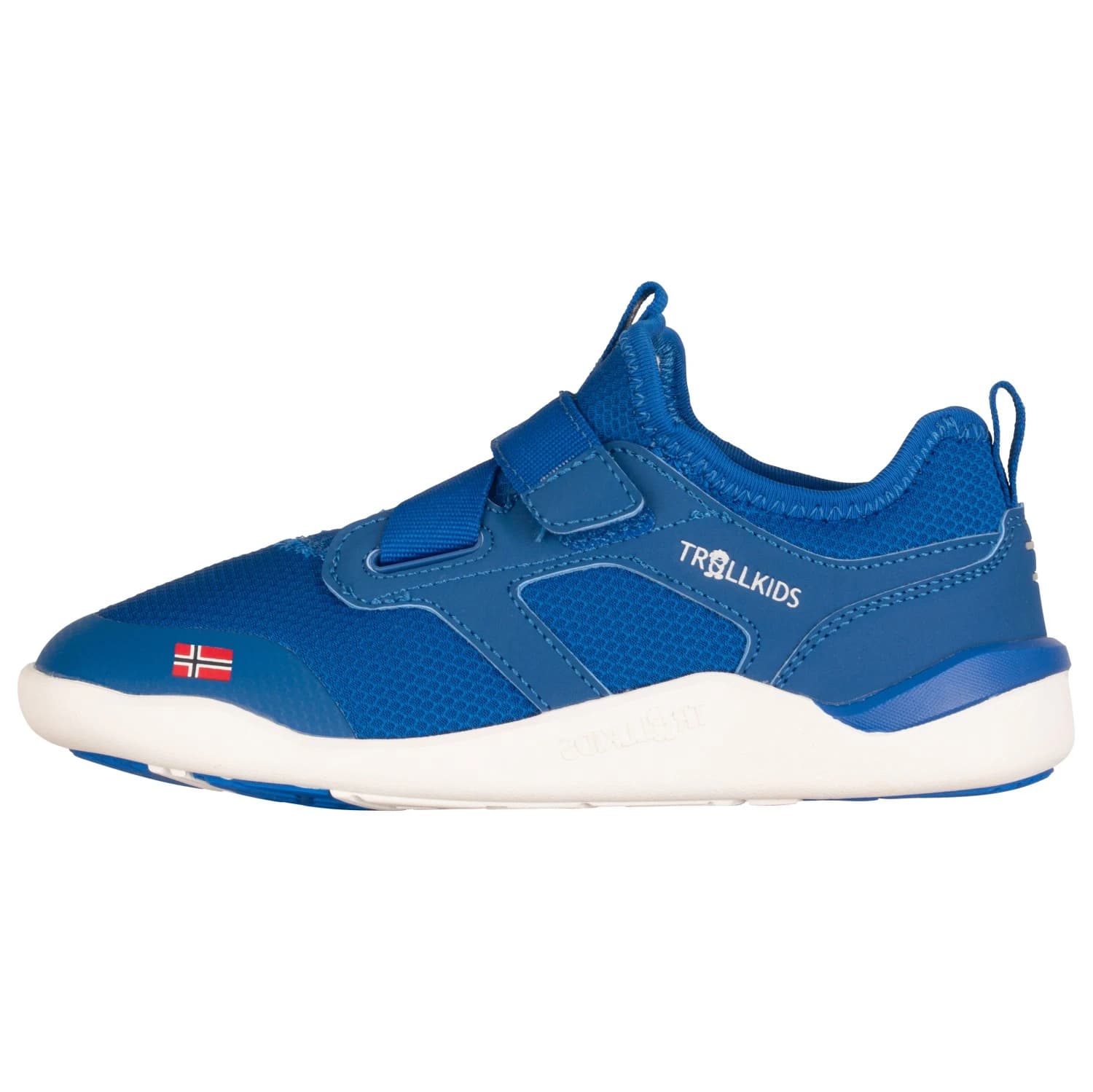 Детски обувки barefoot Trollkids Kid's Bergen Hiker Barefoot shoes - Alpine Blue
