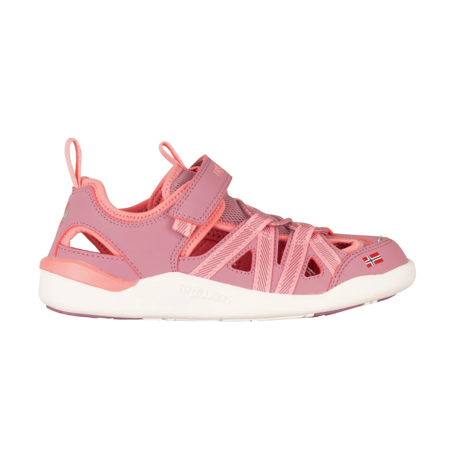 Детски сандали Trollkids Kid's Saltfjord Sandal - Peony Rose / Orchid