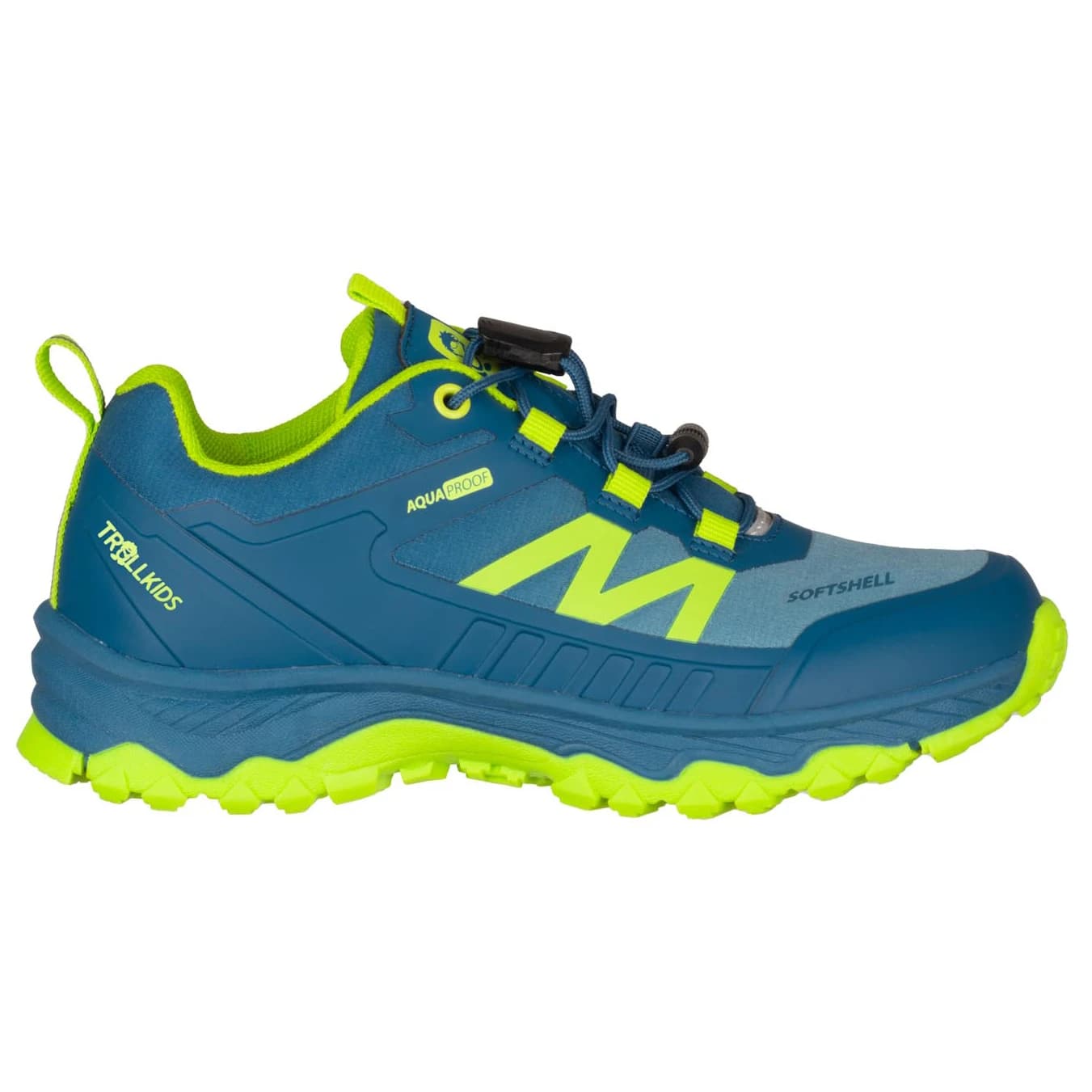 Детски мултиспорт обувки Trollkids Kid's Sirdal Hiker Low Multisport shoes - Petrol / Dolphin Blue / Lime