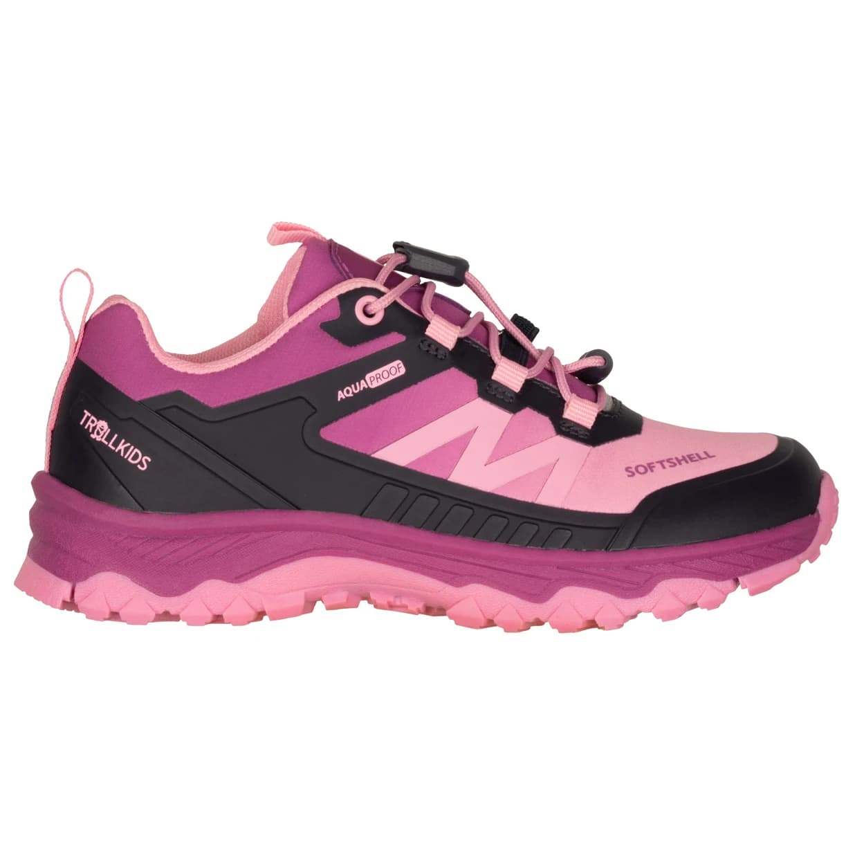 Детски мултиспорт обувки Trollkids Kid's Sirdal Hiker Low Multisport shoes - Fresh Berry / Candy Pink / Graphite
