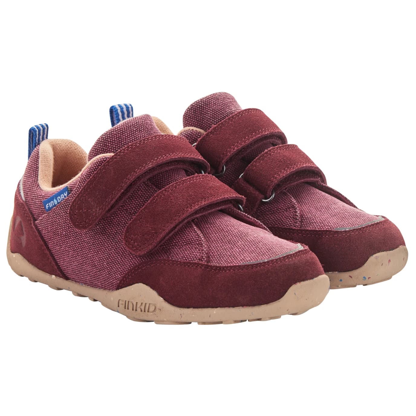 Детски обувки barefoot Finkid Kid's Varvas Barefoot shoes - Cranberry