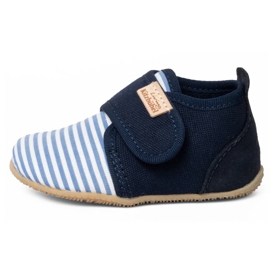 Детски пантофи Living kitzbühel Kid's Babyklett Sigi Streifchen Slippers - Navy