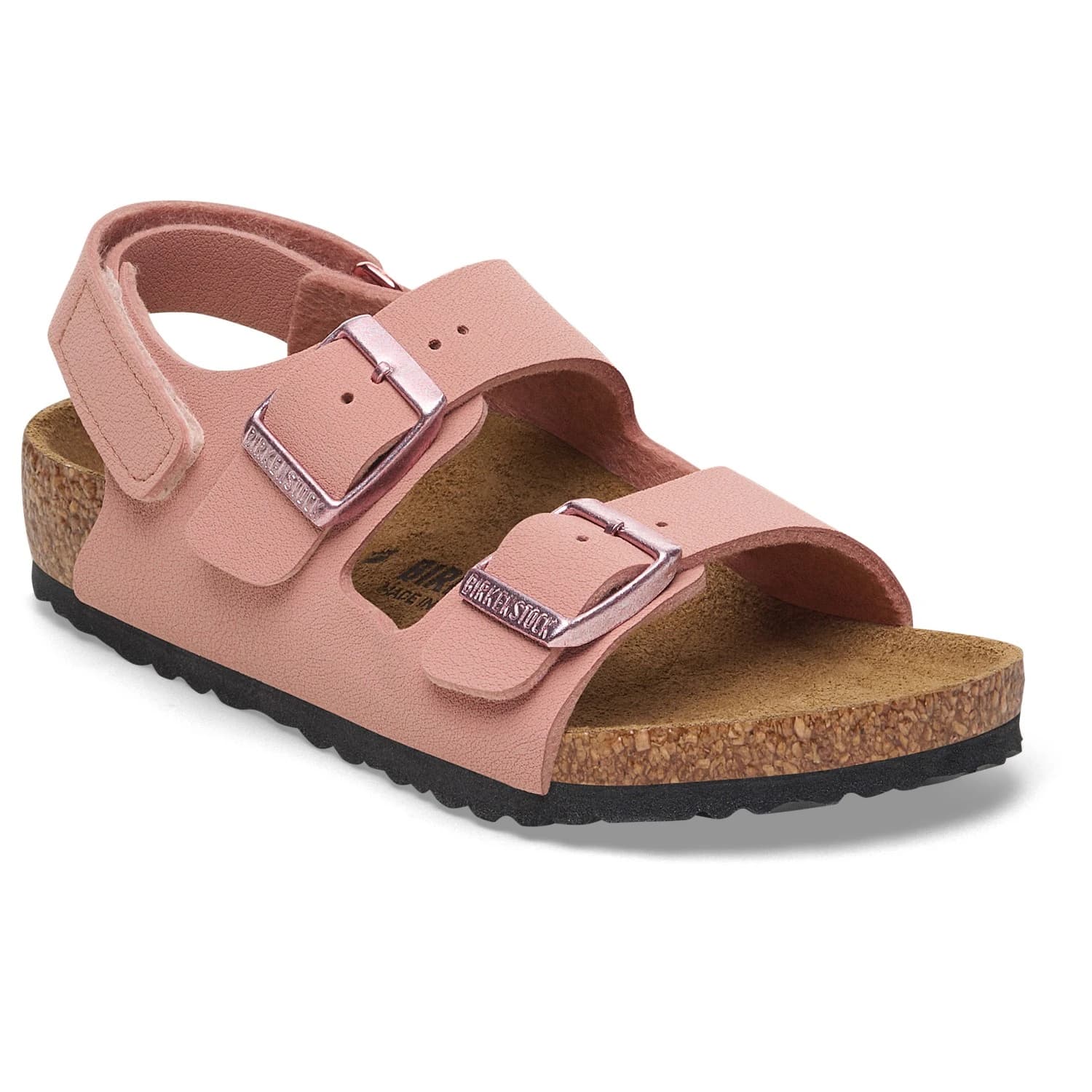 Детски сандали Birkenstock Kid's Milano AS Birkibuc Sandals - Pink Clay
