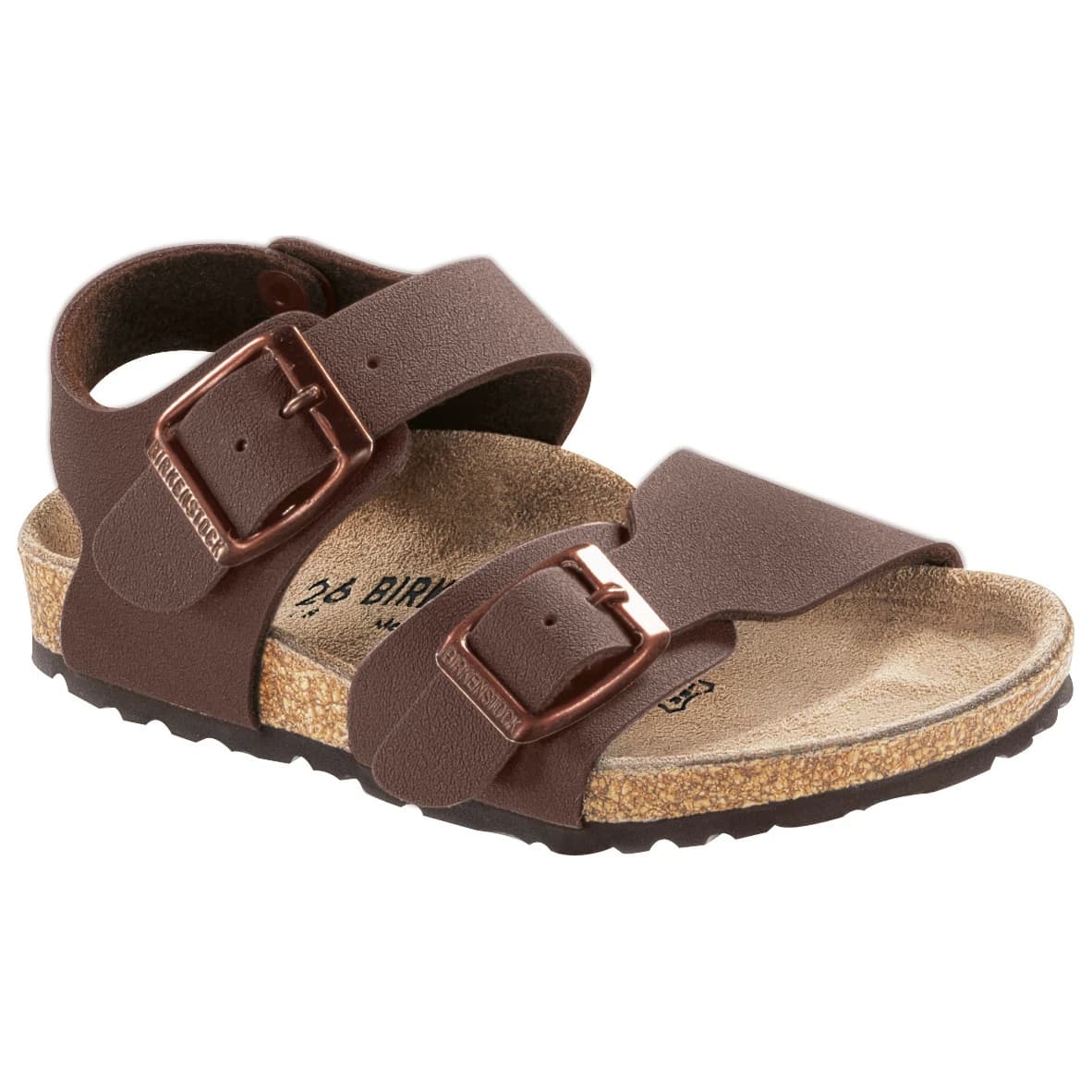 Детски сандали Birkenstock Kid's New York Birkibuc Sandals - Mocha