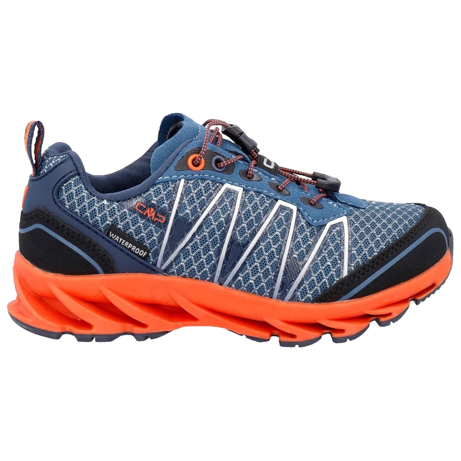 Детски мултиспорт обувки CMP Kid's Altak Trail Shoes WP 2.0 Multisport shoes - Bluestone / Arancio