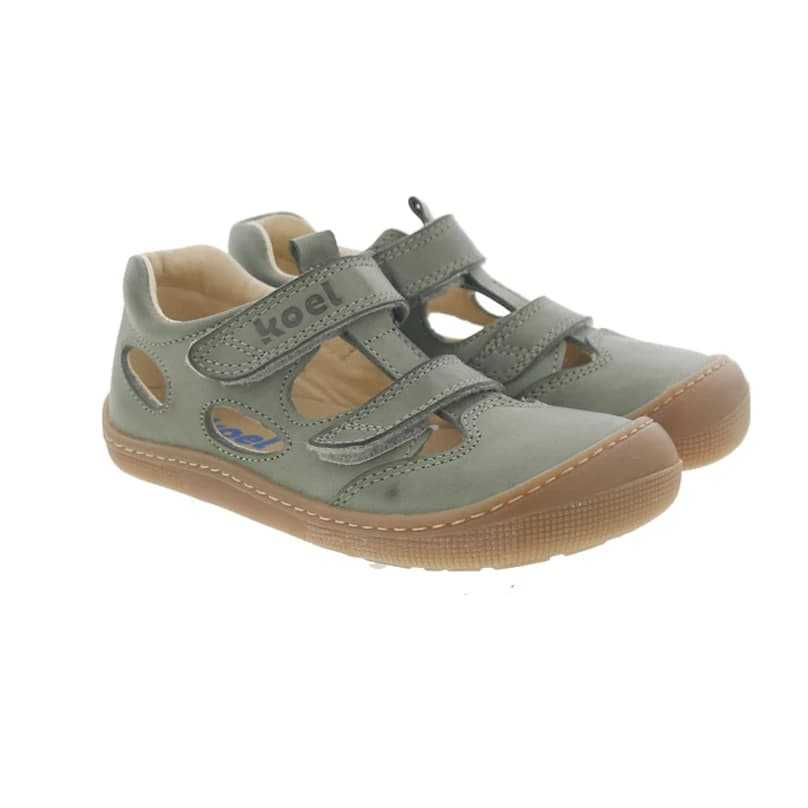 Детски сандали Koel Kid's Deen Nappa Sandals - Olive