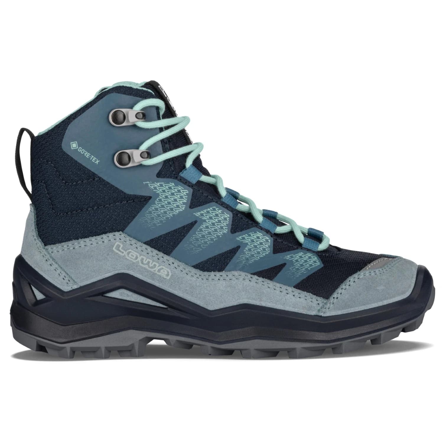 Детски туристически обувки Lowa Kid's Maddox Pro GTX Mid Walking boots - Navy / Smoke Blue