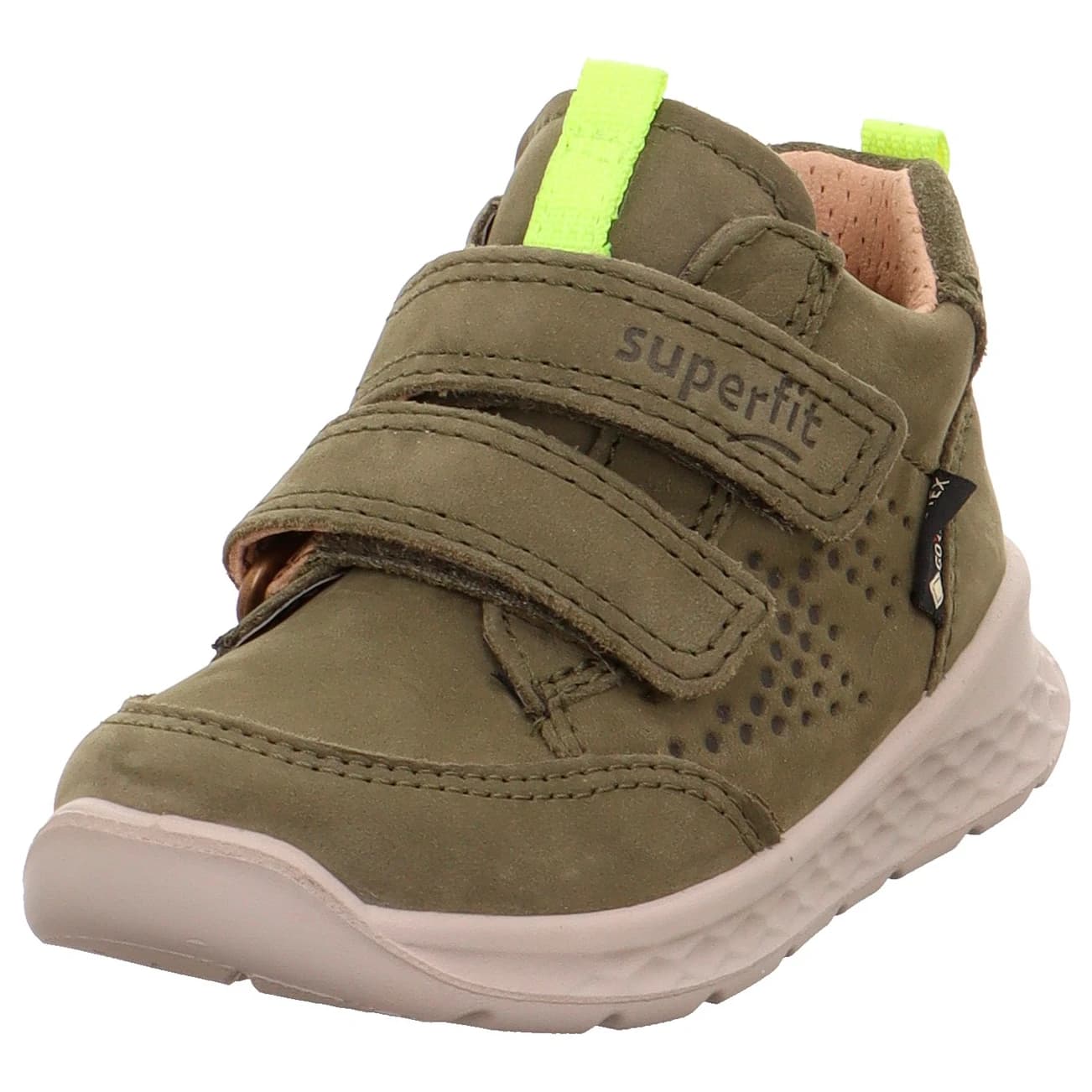 Детски ежедневни обувки Superfit Kid's Breeze D Casual shoes - Grün / Gelb