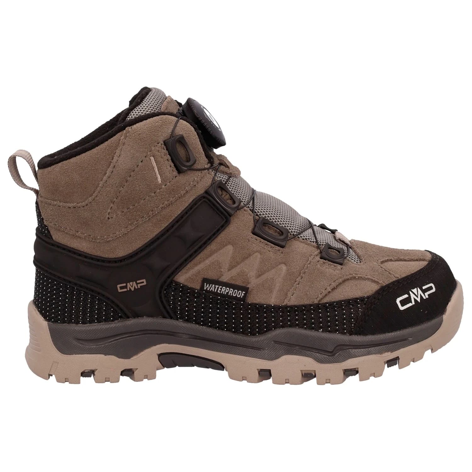Детски зимни ботуши CMP Kid's Kiruna Mid Fitgo Fleece WP Winter boots - Deserto / Sabbia