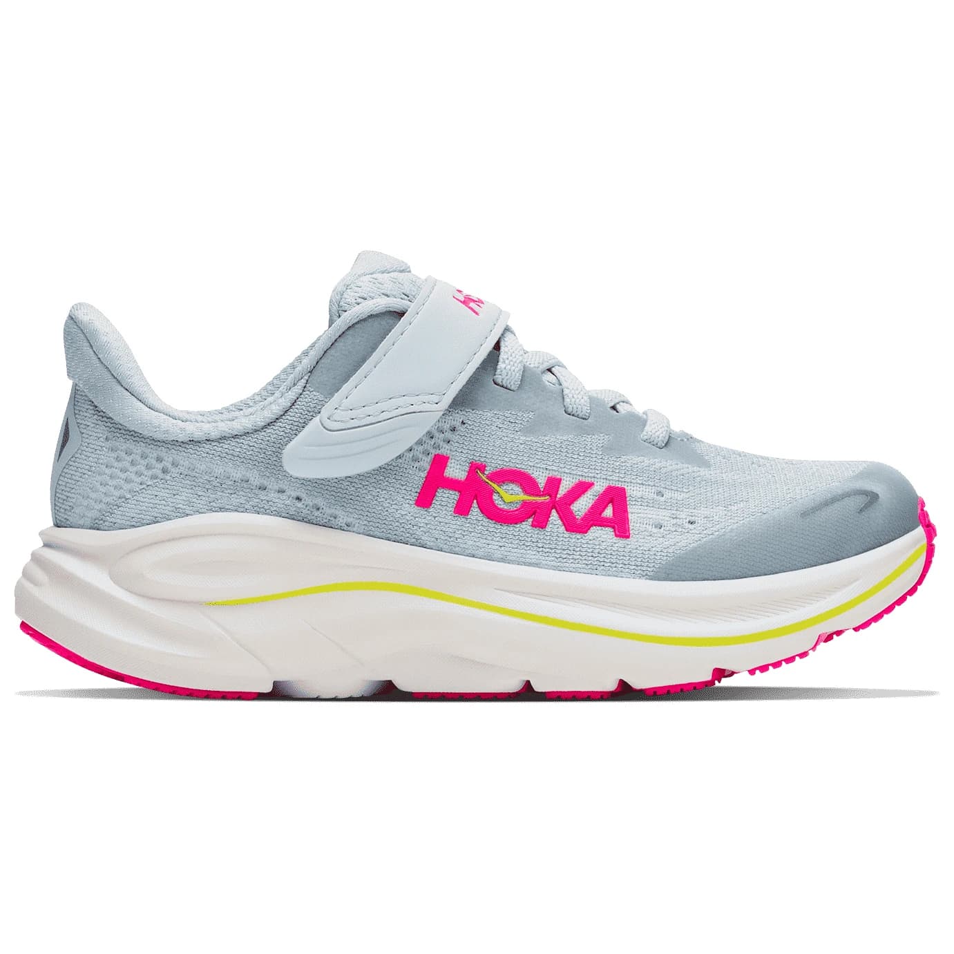 Детски маратонки Hoka Kid's Clifton 10 Little Running shoes - Overcast / Neon Dragonfruit