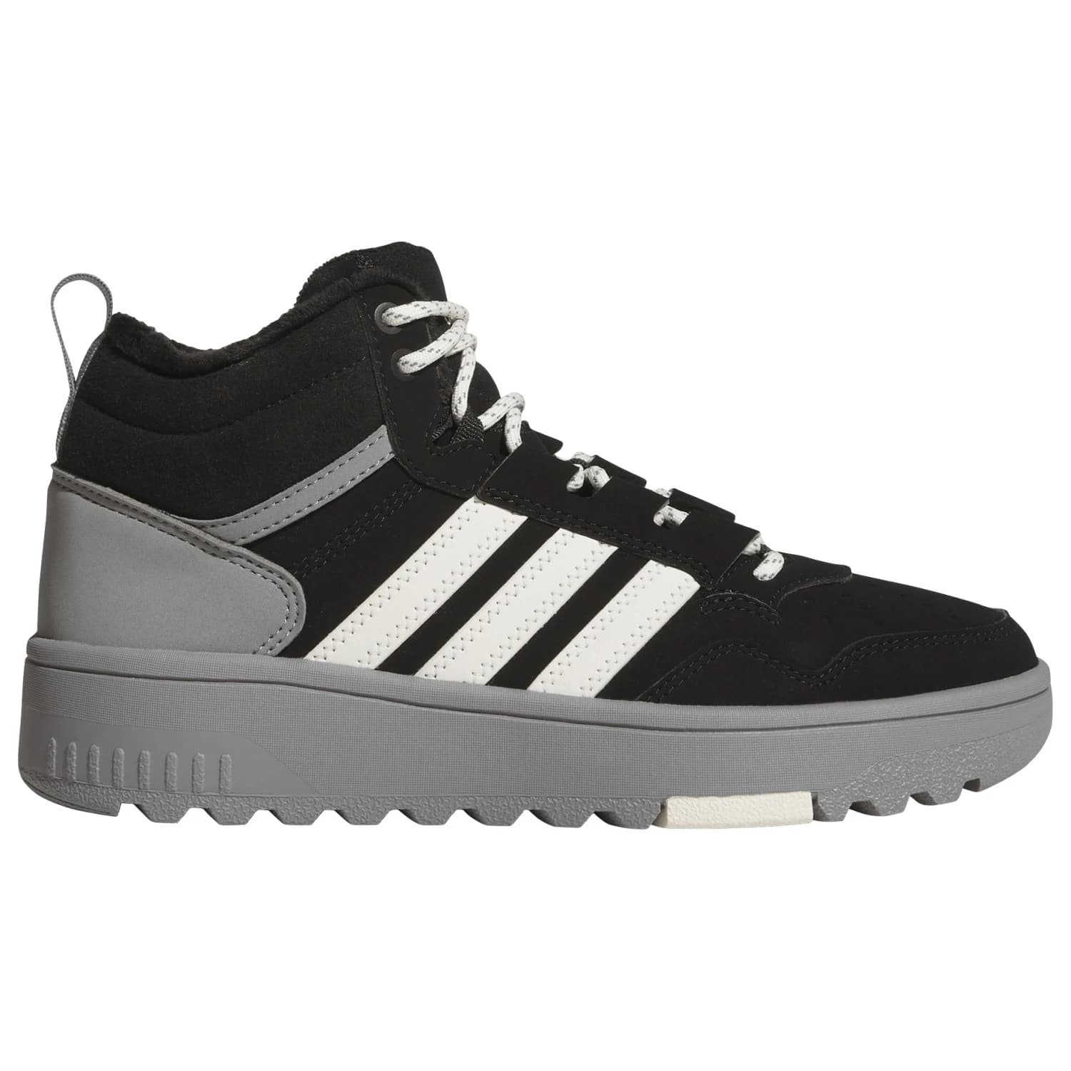 Зимни ботуши adidas Junior's Hoops 4.0 Mid Winter boots - Core Black / Grey Three / Off White