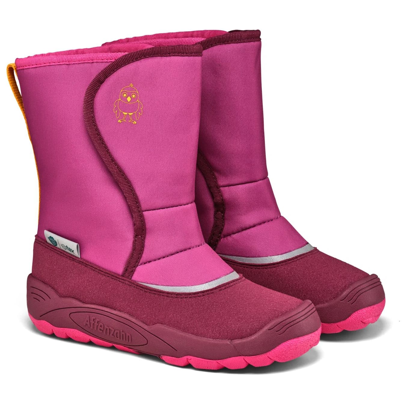 Детски зимни ботуши Affenzahn Kid's Schneestiefel Vegan Freezy Winter boots - Bird / Berry