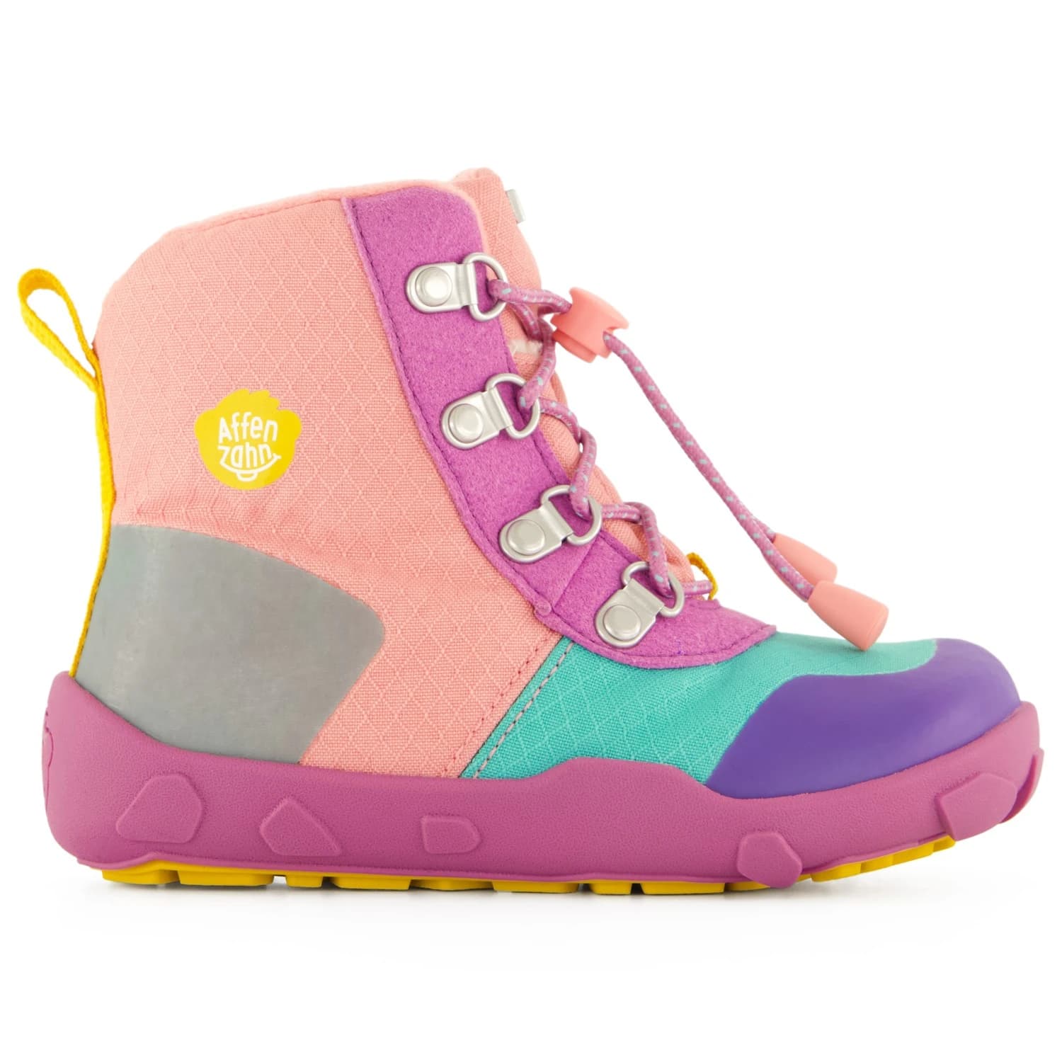 Детски зимни ботуши Affenzahn Kid's Winterstiefel Vegan Discovy Winter boots - Owl / Pink