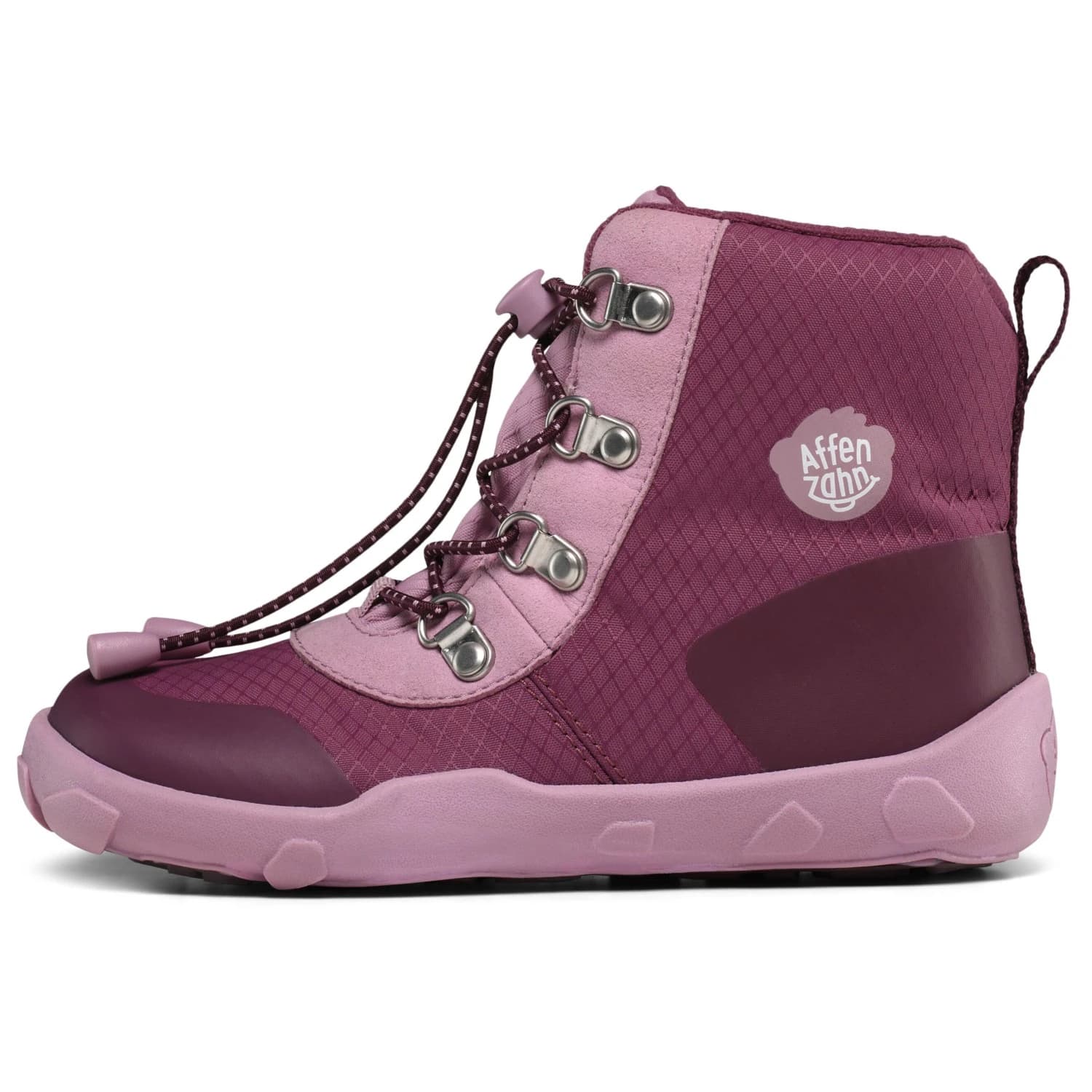 Детски зимни ботуши Affenzahn Kid's Winterstiefel Vegan Discovy Winter boots - Otter / Pink / Purple