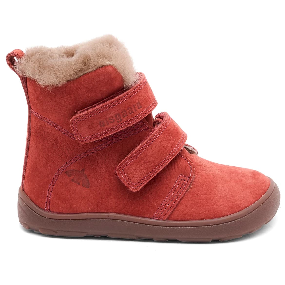 Детски зимни ботуши Bisgaard Kid's Barefoot Emil Lamb Winter boots - Bordeaux