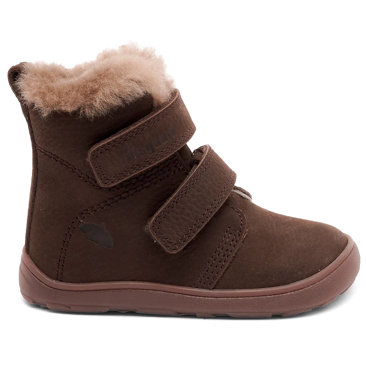 Детски зимни ботуши Bisgaard Kid's Barefoot Emil Lamb Winter boots - Dark Brown