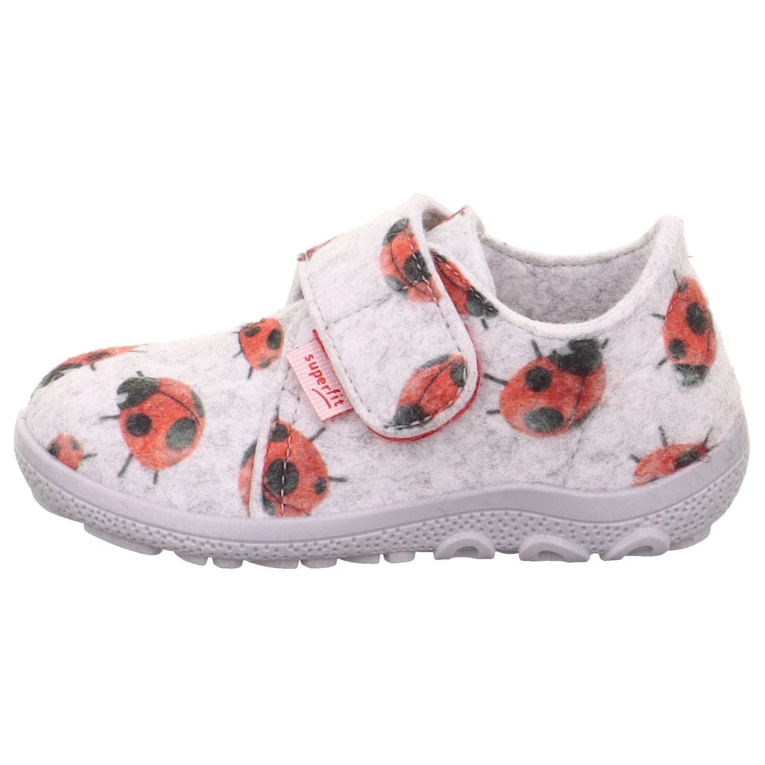 Детски пантофи Superfit Kid's Happy Octi House slippers - Hellgrau / Mehrfarbig
