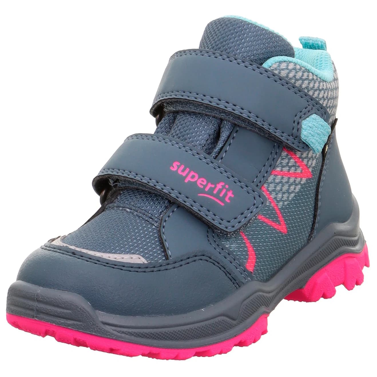 Детски обувки barefoot Superfit Kid's Jupiter C Multisport shoes - Blau / Pink