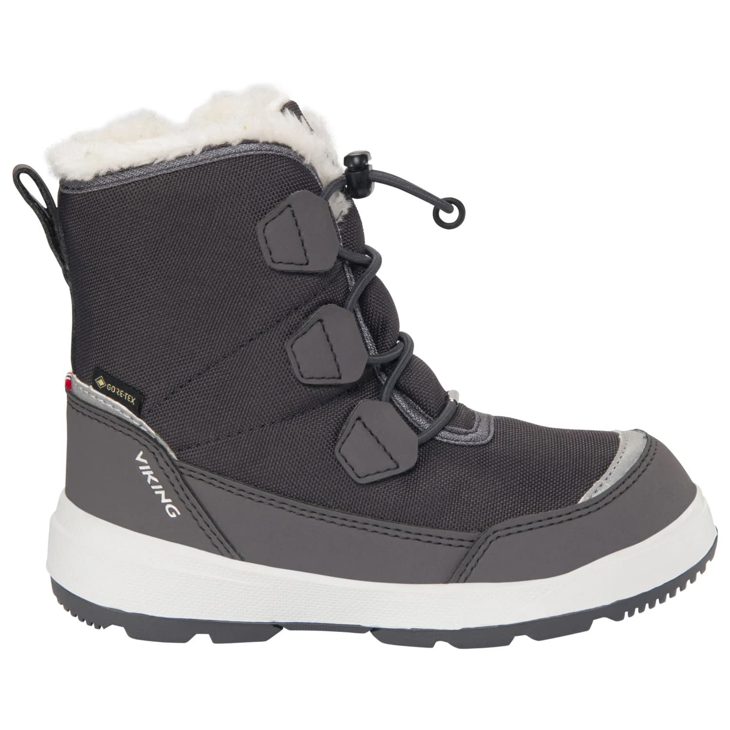 Детски зимни ботуши Viking Kid's Toasty Warm GTX Zip Winter boots - Dark Grey