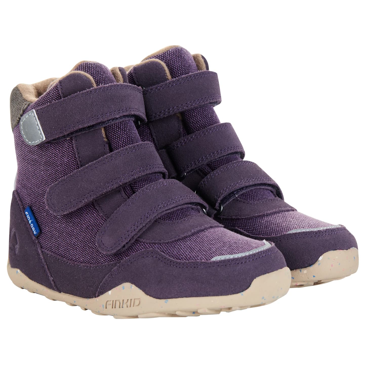Детски обувки barefoot Finkid Kid's Ilves Barefoot shoes - Plum